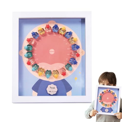 Misaakoeq Zahnhalter für Kinder, Andenken, Zahnhalter, Präsentationsbox – Aufbewahrungsbox für verlorene Zähne, transparent, Kristall, Zahnhaus für und Mädchen Misaakoeq Zahnhalter für Kinder, Andenken, Zahnhalter, Präsentationsbox – Aufbewahrungsbox für verlorene Zähne, transparent, Kristall, Zahnhaus für und Mädchen von Misaakoeq