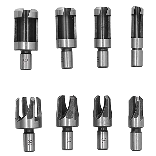 8pcs Holzstecker Bohrer Bitschneider Kohlenstoffstahl Industriekrallenholz Cutter für Elektrobohrer von Miskall
