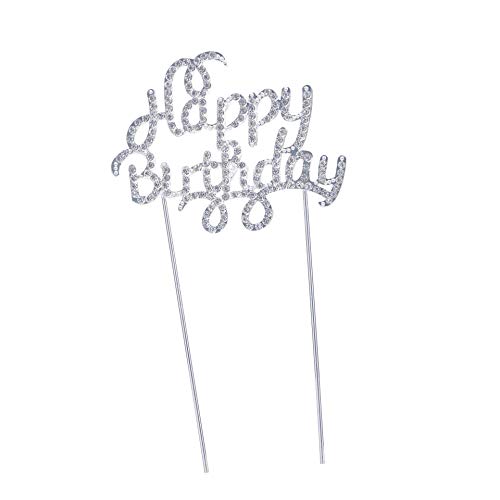 Miss Bakery's House® Cake Topper - Strass - Happy Birthday - Dekoration Torte - Geburtstag von Miss Bakery's House
