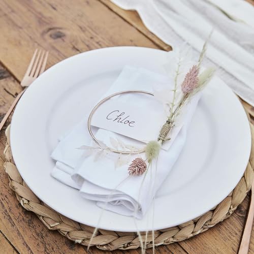 DIY Set Platzkarten Tischkarten Hoop in rosé-Gold Kupfer Hochzeitsdeko Konfirmation Kommunion Taufe Firmung Tisch-Deko Dekoration Bastelzubehör 12 Tischkarten Sets DIY Set Platzkarten Tischkarten Hoop in rosé-Gold Kupfer Hochzeitsdeko Konfirmation Kommunion Taufe Firmung Tisch-Deko Dekoration Bastelzubehör 12 Tischkarten Sets von Miss Lovely