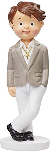 Deko-Figur Junge im Anzug Heilige Kommunion/Konfirmation Torten-Figur Kuchen-Aufsatz Tisch-Deko Dekoration Firmung Junge Deko-Figur Junge im Anzug Heilige Kommunion/Konfirmation Torten-Figur Kuchen-Aufsatz Tisch-Deko Dekoration Firmung Junge von Miss Lovely