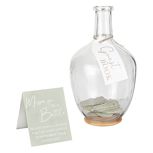 Gästebuch-Alternative Message in a Bottle Botanical Eukalyptus Flasche & 60 Papier-Blätter zum Beschriften Salbei grün Hochzeits-Gästebuch Junggesellenabschied Konfirmation Kommunion Geburtstag Taufe Gästebuch-Alternative Message in a Bottle Botanical Eukalyptus Flasche & 60 Papier-Blätter zum Beschriften Salbei grün Hochzeits-Gästebuch Junggesellenabschied Konfirmation Kommunion Geburtstag Taufe von Miss Lovely