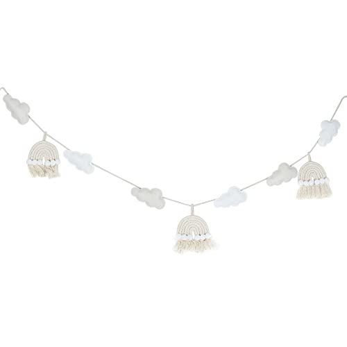 Girlande Stoff-Girlande Regenbogen & Wolken in creme & beige Wand-Deko Baby Makramee Banner Baby-Shower-Party Baby-Party Dekoration Kinderzimmer Deko Schwangerschaft & Geburt Junge & Mädchen Girlande Stoff-Girlande Regenbogen & Wolken in creme & beige Wand-Deko Baby Makramee Banner Baby-Shower-Party Baby-Party Dekoration Kinderzimmer Deko Schwangerschaft & Geburt Junge & Mädchen von Miss Lovely