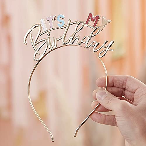 Haar-Reif Haar-Schmuck It's My Birthday aus Metall gold & bunt Geburtstags-Zubehör Geburtstags-Geschenk Kostüm Verkleidung Accessoire-s Geburtstags-Feier Erwachsene & Kinder Happy Birthday Haar-Reif Haar-Schmuck It's My Birthday aus Metall gold & bunt Geburtstags-Zubehör Geburtstags-Geschenk Kostüm Verkleidung Accessoire-s Geburtstags-Feier Erwachsene & Kinder Happy Birthday von Miss Lovely