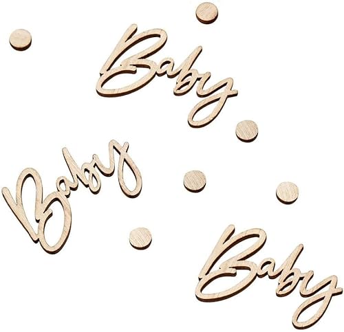 Holz Streudeko Streuteile Konfetti Holz "BABY" braun natur Tisch-Deko Dekoration Accessoires & Zubehör Baby-Party Taufe Geburt Mädchen & Junge Bastelzubehör 2 Beutel = 36 Streuteile Holz Streudeko Streuteile Konfetti Holz "BABY" braun natur Tisch-Deko Dekoration Accessoires & Zubehör Baby-Party Taufe Geburt Mädchen & Junge Bastelzubehör 2 Beutel = 36 Streuteile von Miss Lovely