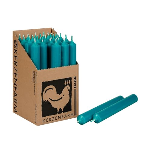 Stabkerzen 10 Stück Tafelkerzen durchgehend gefärbt Spitzkerzen für die Tisch-Deko zur Hochzeit Weihnachten & Party Farbe: Türkis-Blau Höhe:18cm Stabkerzen 10 Stück Tafelkerzen durchgehend gefärbt Spitzkerzen für die Tisch-Deko zur Hochzeit Weihnachten & Party Farbe: Türkis-Blau Höhe:18cm von Miss Lovely