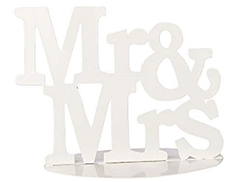 Miss Lovely Deko-Aufsteller Metall-Schild Deko-Figur Torten-Aufsatz MR & MRS weiß - Deko-Figur - Geschenk-Idee Geld Hochzeits-Deko Candy-Bar Tisch-Dekoration Accessoire-s & Zubehör Hochzeits-Torte Miss Lovely Deko-Aufsteller Metall-Schild Deko-Figur Torten-Aufsatz MR & MRS weiß - Deko-Figur - Geschenk-Idee Geld Hochzeits-Deko Candy-Bar Tisch-Dekoration Accessoire-s & Zubehör Hochzeits-Torte von Miss Lovely