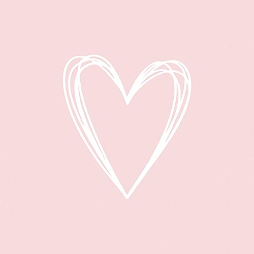 Miss Lovely Papier-Servietten mit Herz in rosa & weiß Tisch-Dekoration Muttertag Valentinstag Liebe Hochzeit Tisch-Dekoration Deko Baby-Party Mädchen Girl 40 Servietten von Miss Lovely