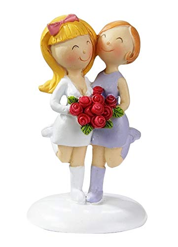 Miss Lovely Witzige Tortenfigur Tortenaufsatz Kuchendeko MRS & MRS Frauenhochzeit Tisch-Dekoration Lesbische Hochzeit Hochzeits-Deko Comic Style Miss Lovely Witzige Tortenfigur Tortenaufsatz Kuchendeko MRS & MRS Frauenhochzeit Tisch-Dekoration Lesbische Hochzeit Hochzeits-Deko Comic Style von Miss Lovely