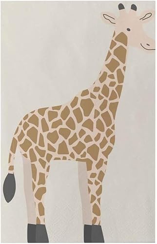 Servietten GIRAFFE Tisch-Dekoration Kinder-Geburtstag Party Geburtstags-Feier Party-Deko Motto-Party Dschungel Safari & Wilde Tiere Botanical in braun & gelb 32 Servietten Servietten GIRAFFE Tisch-Dekoration Kinder-Geburtstag Party Geburtstags-Feier Party-Deko Motto-Party Dschungel Safari & Wilde Tiere Botanical in braun & gelb 32 Servietten von Miss Lovely
