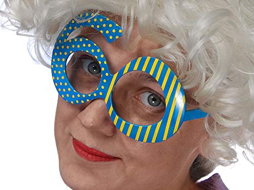 Spass-Brille / Geburtstags-Brille / Party-Brille "60" zum 60. Geburtstag in blau & gelb / Geburtstags-Deko Geburtstags-Feier Party-Zubehör 60. Geburtstag Mann & Frau Runder Geburtstag Accessoires Spass-Brille / Geburtstags-Brille / Party-Brille "60" zum 60. Geburtstag in blau & gelb / Geburtstags-Deko Geburtstags-Feier Party-Zubehör 60. Geburtstag Mann & Frau Runder Geburtstag Accessoires von Miss Lovely
