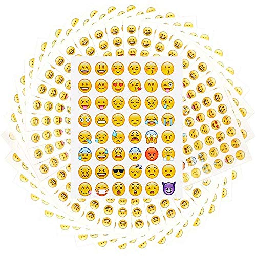 Aufkleber,Emoticon Aufkleber 40 blätter Lachgesichter Aufkleber für Handy Geschenkkarten Briefe Deko Basteln Witzige Smilies Sticker für Kinder Notebook Dekoration Aufkleber,Emoticon Aufkleber 40 blätter Lachgesichter Aufkleber für Handy Geschenkkarten Briefe Deko Basteln Witzige Smilies Sticker für Kinder Notebook Dekoration von Miss-shop