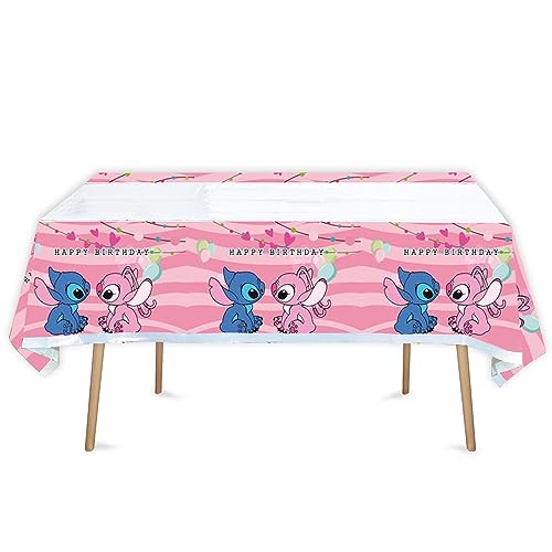 Stitch Tischdecken,Stitch Party Tablecloth 108 * 180cm Cake Table Decoration Background Disposable Tablecloth für Girls Birthday Party Decoration Accessories Stitch Tischdecken,Stitch Party Tablecloth 108 * 180cm Cake Table Decoration Background Disposable Tablecloth für Girls Birthday Party Decoration Accessories von Miss-shop