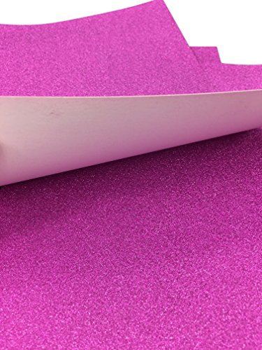 Misscrafts 10 Bögen Glitzerkartonpapier, A4, zum Basteln zu Weihnachten und Geburtstag, Einpackpapier, Bastelkarton Lilac von Misscrafts