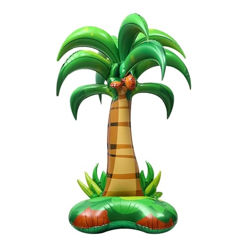 Aufblasbare Palme 132×94 Cm Aufblasbare Palmen Spielzeug Set Strand Spielzeug Palme Aufblasbare Deko Für Hawaii Party Dekor Kokosnussbaum Für Sommer Schwimmbad Flamingo Baum Strand Spielzeug von Missmisq