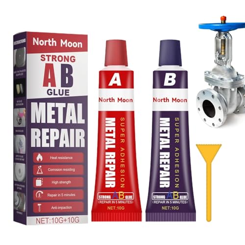 Flüssigmetall 2 Komponenten Kleber Metall Epoxidharz Hitzebeständig, Metallkleber & Metallspachtel Metall Reparatur Paste Zum Reparieren Gussfehler Verwendet Epoxidharz Kleber Für Metall, Gusseisen Flüssigmetall 2 Komponenten Kleber Metall Epoxidharz Hitzebeständig, Metallkleber & Metallspachtel Metall Reparatur Paste Zum Reparieren Gussfehler Verwendet Epoxidharz Kleber Für Metall, Gusseisen von Missmisq