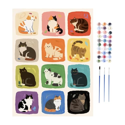 Missmisq Hunde Malen Nach Zahlen Tiere,Katze Malen Nach Zahlen Set Mit Pinseln - Kunst Set Für Thanksgiving Studentenzimmer Geburtstag Zuhause Schlafzimmer Schule Missmisq Hunde Malen Nach Zahlen Tiere,Katze Malen Nach Zahlen Set Mit Pinseln - Kunst Set Für Thanksgiving Studentenzimmer Geburtstag Zuhause Schlafzimmer Schule von Missmisq