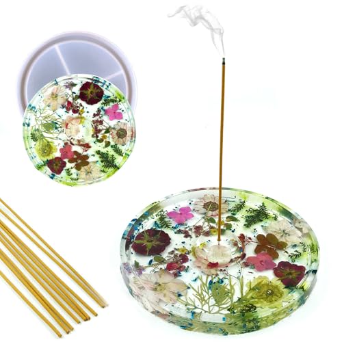 Räucherstäbchenhalter Form Räucherstäbchenhalter Silikonform Räucherstäbchen Halter Gießformen Kerzenhalter Form Epoxidharz Formen Für Räucherstäbchen, Aschefänger von Missmisq