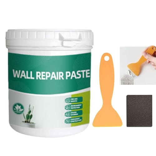 Wandreparaturcreme Weiss Wand Reparatur Paste Wandfüller Weißer Trockenbau Patch Wandreparatur Creme Spachtelmasse Weiß Innen Fertigspachtel Zur Reparatur Von Rissen, Löchern, Peeling, Graffiti von Missmisq