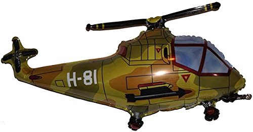 Militär Hubschrauber 66 cm Folienballon von Missy Moo