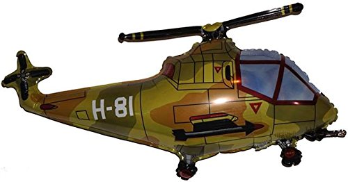 Militär Hubschrauber 66 cm Folienballon Militär Hubschrauber 66 cm Folienballon von Missy Moo