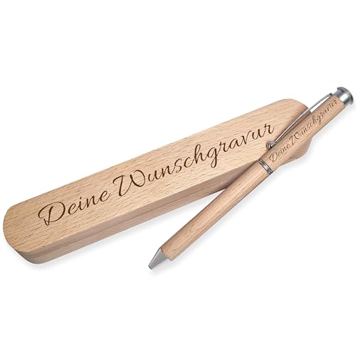 HOLZi - Holz-Kugelschreiber mit Gravur als Geschenk – Personalisierter Kugelschreiber set mit Wunschname - Kugelschreiber Geschenkidee Abschiedsgeschenke für Lehrer & Lehrerin (Buchenholz) HOLZi - Holz-Kugelschreiber mit Gravur als Geschenk – Personalisierter Kugelschreiber set mit Wunschname - Kugelschreiber Geschenkidee Abschiedsgeschenke für Lehrer & Lehrerin (Buchenholz) von Mister Boncuk Handmade Jewelry