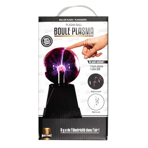 MISTER GADGET, MG3428, Plasma Ball, Fun and Decorative Gadget in ABS Plastic, Dimensions: 21.3 x 12.7 x 12.7 cm, Ideal for Energizing Your Interior and Office, Black MISTER GADGET, MG3428, Plasma Ball, Fun and Decorative Gadget in ABS Plastic, Dimensions: 21.3 x 12.7 x 12.7 cm, Ideal for Energizing Your Interior and Office, Black von Mister Gadget