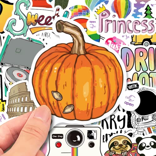 Mistree 50 Deko Sticker Mitbringsel Kinder, Fahrrad Helm Brotdose, Skateboard, Aufkleber Baby Vinyl， 5-7 CM von Mistree