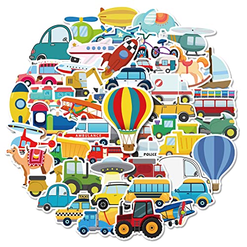 Mistree 50 Autos Kinder Sticker, Fahrzeuge Wasserfest Lustig Für Jungs Junge Mistree 50 Autos Kinder Sticker, Fahrzeuge Wasserfest Lustig Für Jungs Junge von Mistree