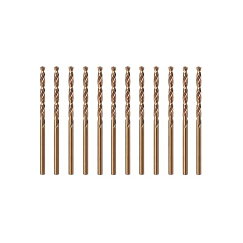 Misuyue 12pcs M42 Cobalt Bohrer, 1.2mm HSS Metallbohrer Set, Professional Stahlbohrer, Spiralbohrer, Eisenbohrer für Metall, Gusseisen, Edelstahl, Aluminium, Holzbohrer Misuyue 12pcs M42 Cobalt Bohrer, 1.2mm HSS Metallbohrer Set, Professional Stahlbohrer, Spiralbohrer, Eisenbohrer für Metall, Gusseisen, Edelstahl, Aluminium, Holzbohrer von Misuyue