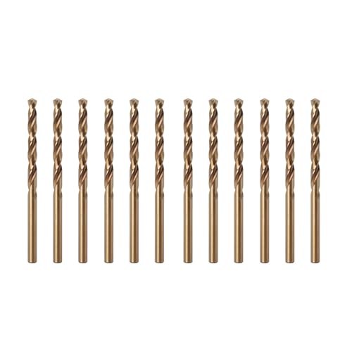 Misuyue 12pcs M42 Cobalt Bohrer, 2.5mm HSS Metallbohrer Set, Professional Stahlbohrer, Spiralbohrer, Eisenbohrer für Metall, Gusseisen, Edelstahl, Aluminium, Holzbohrer Misuyue 12pcs M42 Cobalt Bohrer, 2.5mm HSS Metallbohrer Set, Professional Stahlbohrer, Spiralbohrer, Eisenbohrer für Metall, Gusseisen, Edelstahl, Aluminium, Holzbohrer von Misuyue