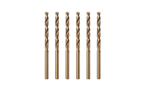Misuyue M42 Cobalt Bohrer 3.5mm, 6 Stück HSS Metallbohrer Set, Professional Stahlbohrer, Spiralbohrer, Eisenbohrer für Metall, Gusseisen, Edelstahl, Aluminium, Holzbohrer Misuyue M42 Cobalt Bohrer 3.5mm, 6 Stück HSS Metallbohrer Set, Professional Stahlbohrer, Spiralbohrer, Eisenbohrer für Metall, Gusseisen, Edelstahl, Aluminium, Holzbohrer von Misuyue