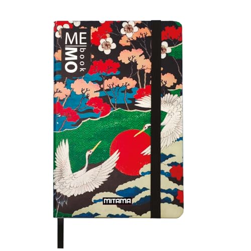 Mitama Notizbuch Large – japanische Grafik – Memobook – Notizbuch – Soft-Touch-Cover – Innentasche + Bleistift enthalten – Blätter kariert 5 mm – 13 x 21 cm Mitama Notizbuch Large – japanische Grafik – Memobook – Notizbuch – Soft-Touch-Cover – Innentasche + Bleistift enthalten – Blätter kariert 5 mm – 13 x 21 cm von Mitama
