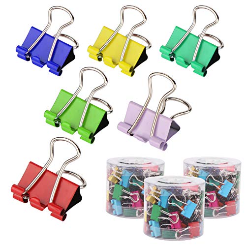 180 Stück Foldback Klammern Bunt 15mm, Binder Clips, Foldbackklammer Klein Mini Papierklammern Büroklammern Metall Binder Clips Vielzweckklammern Dokumenten Clips für Briefpapier Papier, Bürobedarf 180 Stück Foldback Klammern Bunt 15mm, Binder Clips, Foldbackklammer Klein Mini Papierklammern Büroklammern Metall Binder Clips Vielzweckklammern Dokumenten Clips für Briefpapier Papier, Bürobedarf von Mitening