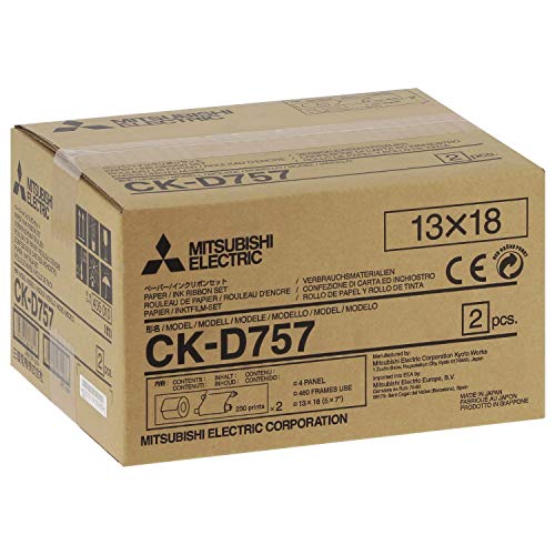 Mitsubishi CK-D 757 13x18cm 2x 230 Drucke von Mitsubishi Electric