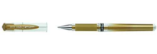 uni-ball 146810 - Gelroller Signo UM-153, broad, 1,0 mm, gold, 1 Stück von uni-ball