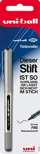 uni-ball 148998 - Tintenroller uni-ball Eye UB-157, fine, 0,4 mm, Blisterkarte, schwarz, 1 Stück uni-ball 148998 - Tintenroller uni-ball Eye UB-157, fine, 0,4 mm, Blisterkarte, schwarz, 1 Stück von Uni-Ball