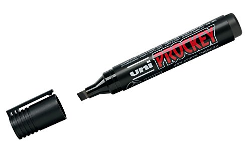 uni-ball 159099 - Marker Uni Prockey, Keilspitze, 3 - 6 mm, schwarz, 1 Stück uni-ball 159099 - Marker Uni Prockey, Keilspitze, 3 - 6 mm, schwarz, 1 Stück von Uni-Ball