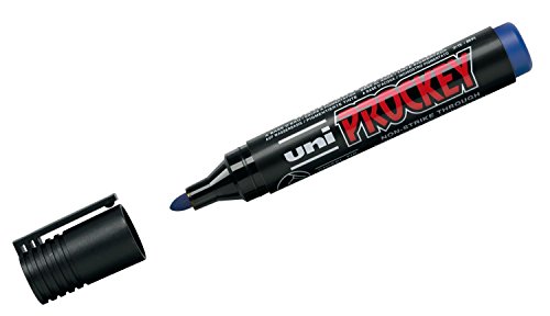 uni-ball 159151 - Marker Uni Prockey, Rundspitze, 1,5 - 3 mm, blau, 1 Stück von Mitsubishi