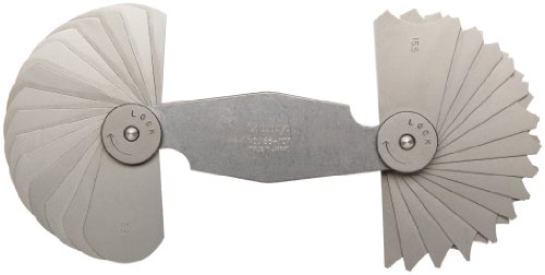 Mitutoyo 186–107 Radius Gauge, 15,5 25 mm Range, 48566 von Mitutoyo