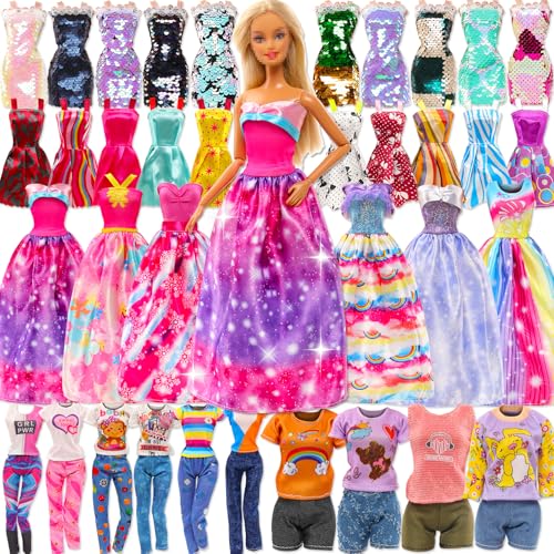 Miunana 15 Kleidung für Puppen = 9 Fashion Kleider 3 Tops 3 Hosen für 11,5 Zoll Mädchen Puppen Geschenk Miunana 15 Kleidung für Puppen = 9 Fashion Kleider 3 Tops 3 Hosen für 11,5 Zoll Mädchen Puppen Geschenk von Miunana