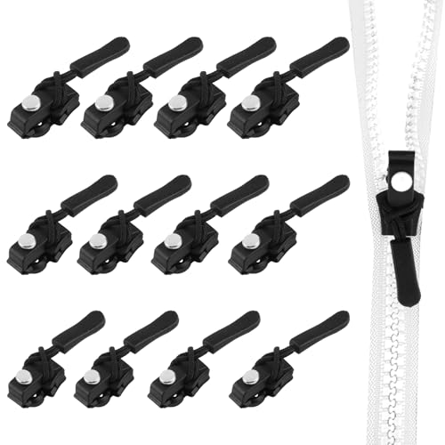 12 Stück Reparatur Reißverschluss Reparatur Set, 3 Größen Fix Reissverschluss Zipper für Universal Reißverschluss Reparatur Universal Reißverschluss,Kleidung,Bettzug, Gepäck 12 Stück Reparatur Reißverschluss Reparatur Set, 3 Größen Fix Reissverschluss Zipper für Universal Reißverschluss Reparatur Universal Reißverschluss,Kleidung,Bettzug, Gepäck von Miunpri