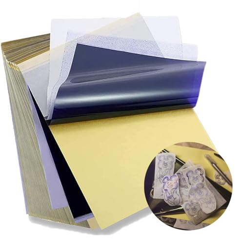 Tattoo Transferpapier 100 Blatt Miuxia Tattoo Schablonenpapier A4 Größe 4 Schichten DIY Tattoo Tracing Papier Tattoo Kit Tattoo Supplies Tattoo Transferpapier 100 Blatt Miuxia Tattoo Schablonenpapier A4 Größe 4 Schichten DIY Tattoo Tracing Papier Tattoo Kit Tattoo Supplies von Miuxia