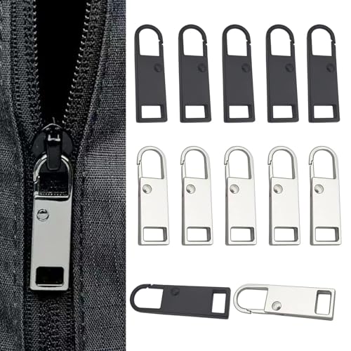 Mivanta Reißverschluss Zipper, 12 Stück, Zipper Verschluss Anhänger für Taschen, Beutel, Aufbewahrung Mivanta Reißverschluss Zipper, 12 Stück, Zipper Verschluss Anhänger für Taschen, Beutel, Aufbewahrung von Mivanta