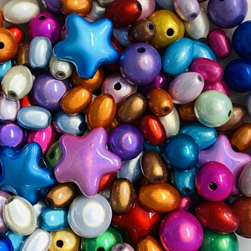 Wunderperlen Mix Raritäten, Miracle Beads 14mm, oval, Sterne Wunderperlen Mix Raritäten, Miracle Beads 14mm, oval, Sterne von Mixalie