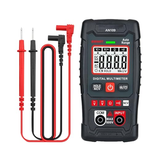 Mixnexorad Multimeter -Tester, digitaler Multimeter -Tester - Smart Voltage Tester - 2000 Zählungen Voltmeter messen AC/DC -Volta, Widerstand, Kontinuität für Autogeräte für Automobile Mixnexorad Multimeter -Tester, digitaler Multimeter -Tester - Smart Voltage Tester - 2000 Zählungen Voltmeter messen AC/DC -Volta, Widerstand, Kontinuität für Autogeräte für Automobile von Mixnexorad