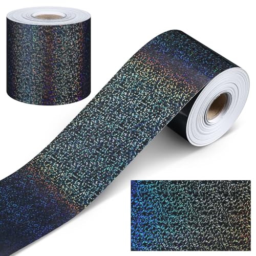 Mixweer Glänzende Laser-Punkte, gerade Pinnwand-Bordüre, gerollte Bordüre, glänzend, dekorative Klassenzimmer-Dekoration für Kreidetafel, Schulanfang, Klassenzimmer, Büros (schwarz holografisch) Mixweer Glänzende Laser-Punkte, gerade Pinnwand-Bordüre, gerollte Bordüre, glänzend, dekorative Klassenzimmer-Dekoration für Kreidetafel, Schulanfang, Klassenzimmer, Büros (schwarz holografisch) von Mixweer