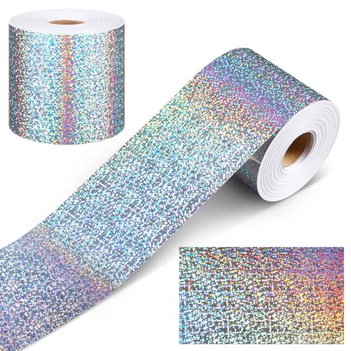 Mixweer Glänzende Laser-Punkte, gerade Pinnwand-Bordüre, gerollte Bordüre, glänzend, dekorative Klassenzimmer-Dekoration für Kreidetafel, Schulanfang, Klassenzimmer, Büros (silberfarben, holografisch) Mixweer Glänzende Laser-Punkte, gerade Pinnwand-Bordüre, gerollte Bordüre, glänzend, dekorative Klassenzimmer-Dekoration für Kreidetafel, Schulanfang, Klassenzimmer, Büros (silberfarben, holografisch) von Mixweer
