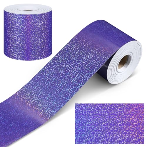 Mixweer Glitzernde Laser-Punkte, gerade Pinnwand-Bordüre, funkelnd, gerollter Rand, glänzend, dekorative Klassenzimmer-Dekoration für Kreidetafel, Schulanfang, Klassenzimmer, Büros (violett Mixweer Glitzernde Laser-Punkte, gerade Pinnwand-Bordüre, funkelnd, gerollter Rand, glänzend, dekorative Klassenzimmer-Dekoration für Kreidetafel, Schulanfang, Klassenzimmer, Büros (violett von Mixweer