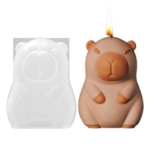 3D Capybara Silikonform Gießformen, Niedliche Kerzenform Seifenform Backformen Schokoladenform Für Eiscreme Kuchen Pudding Bastelbedarf Deko Kunstprojekte Figurenguss Kerzenherstellung 3D Capybara Silikonform Gießformen, Niedliche Kerzenform Seifenform Backformen Schokoladenform Für Eiscreme Kuchen Pudding Bastelbedarf Deko Kunstprojekte Figurenguss Kerzenherstellung von Miyanvuo